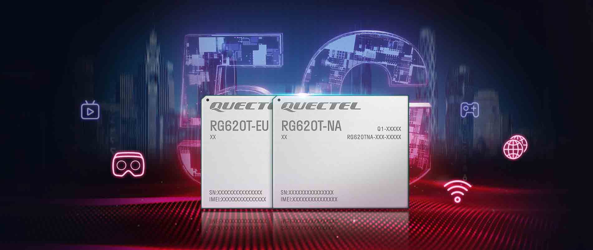 赋能全球5G FWA 市。琷9国际集团基于MediaTek T830发布全新5G R16模组RG620T